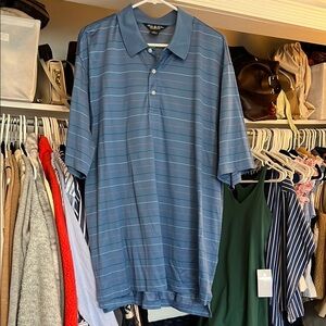 Brooks brothers Blue Polo Shirt Classic Stripes